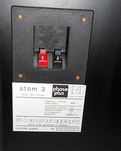 Art et Acoustique Appliquee Triphonic Atom 3 V1